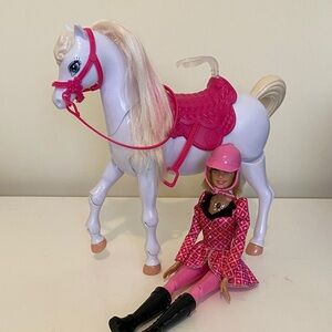 Barbie Pony Tale Horse and Rider Set